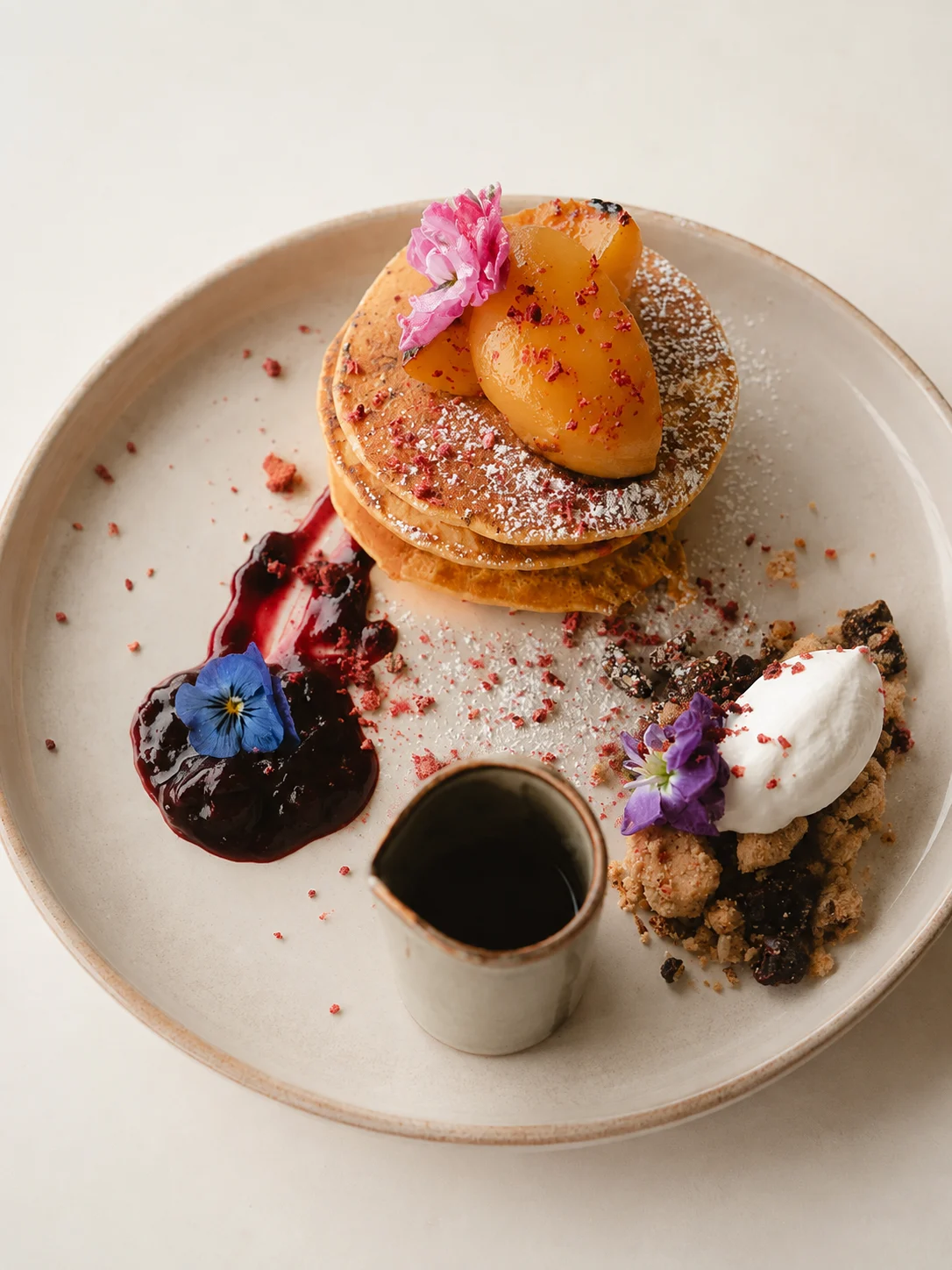 A colourful brunch plate at Eddie's